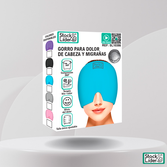 Gorro para dolor de cabeza y migrañas